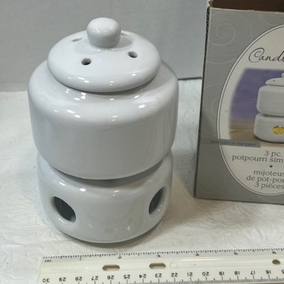 White Candle-lite 3 Piece Potpourri Simmer Pot - Picture 13 of 13